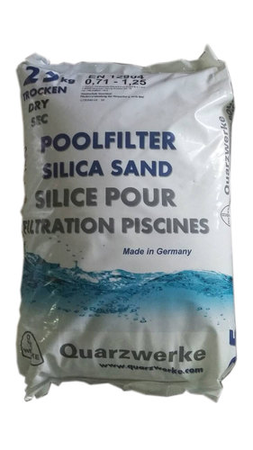 Пісок фільтрувальний 0,71-1,25мм, 25кг, Quarzwerke, Німеччина
