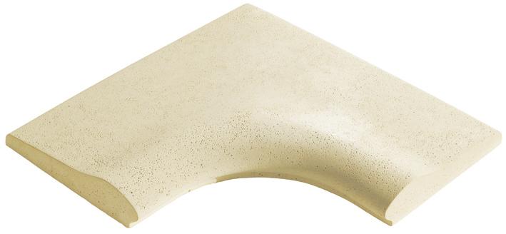 Камінь 25 кут внутрішній 90 50х25 R10, RUST, тон Pierre