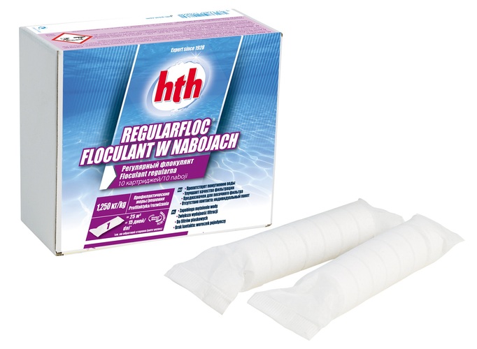 Флокулянт в картриджах hth REGULARFLOC, 1,25 кг