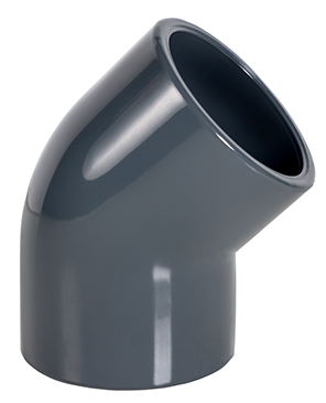 Коліно 45°/63мм, PN16, Fitvalf