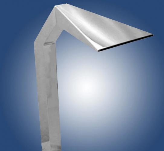 Водопад Гусак профільный труба 80х80 мм сопло 300 мм