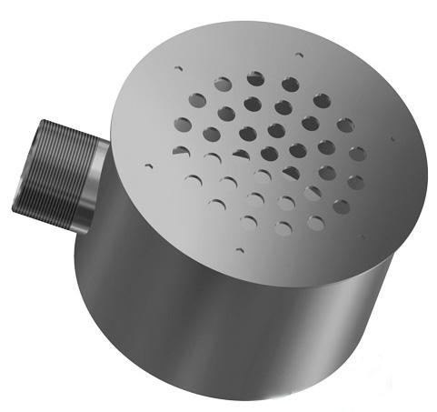 Донний злив Bridge, круглий діаметр 150 мм, AISI 304 1 ½" (РН) DR-150