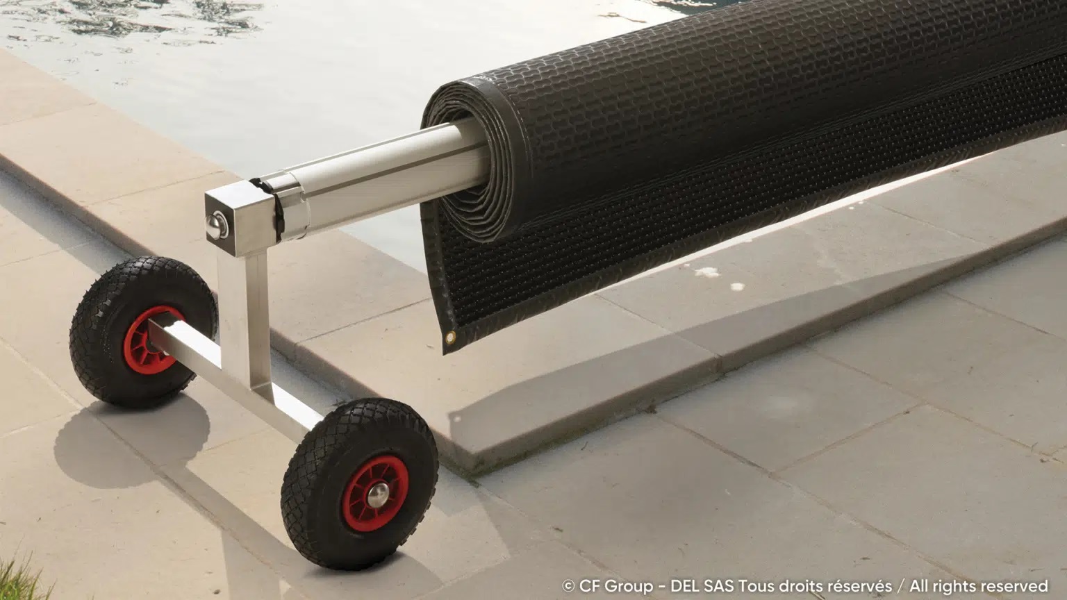 Ручна ролета Delinox для басейну max 4,6-7,6х15м