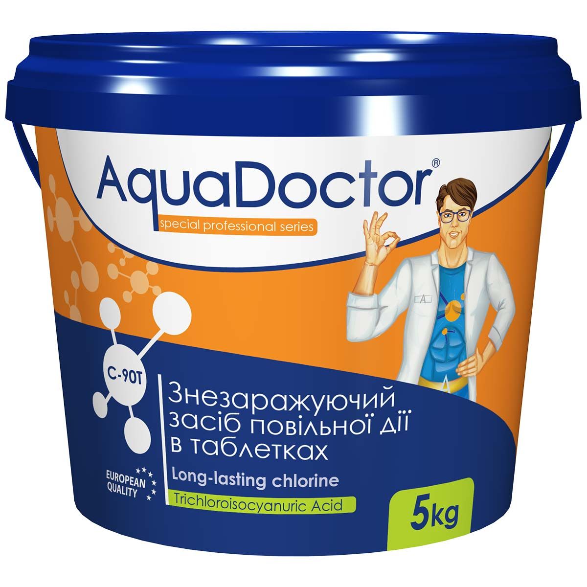 Хлор AquaDoctor C-90T, 50 кг