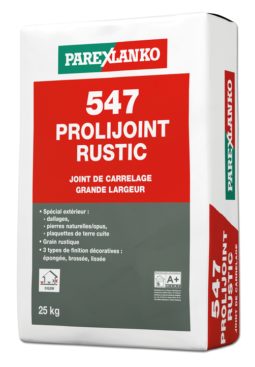 Затирка 547 PROLIJOINT RUSTIC тон Granit (Граніт/Антрацит), 25кг