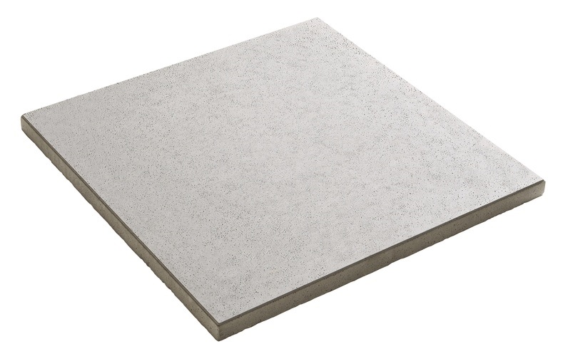 Камінь терасний 50х50х3.5см, гама Rustique bullee, тон Gris, м2