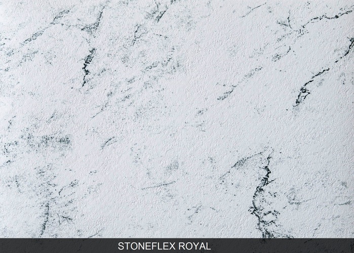 Лайнер армований OgenFlex StoneFlex біло-чорний Royal, з лаковим покриттям, 1.65 м
