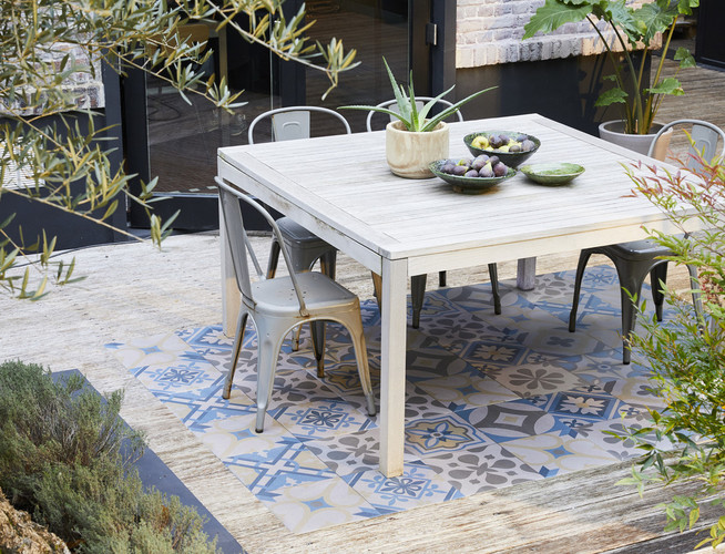 Камінь терасний 60х60х3 см, гама MOSAIC (Мозаїка), тон Arabica, одиниця виміру м2