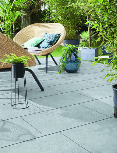 Камінь 75х45х3,5см терасний GHISA, тон Gris