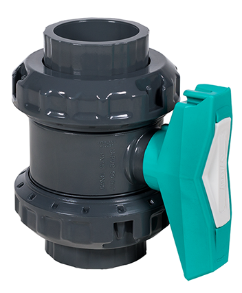 Кульковий кран оновлений 63 мм, (клейове з'єднання), PN16, Fitvalf