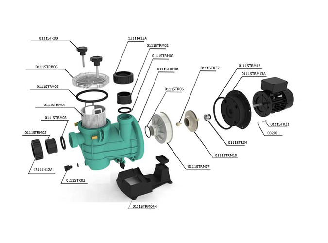 Сальник насосу STREAMER MINI