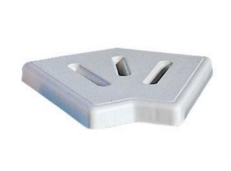 Кут 45 градусів 20 см для переливної решітки 