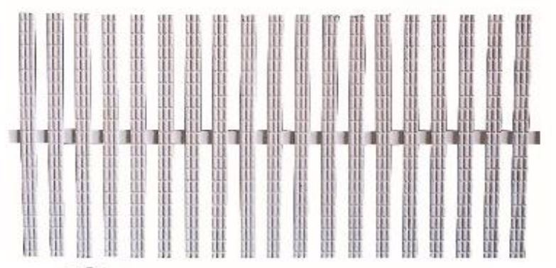 Решітка переливна 195х25мм CLASSICAL DESIGN 