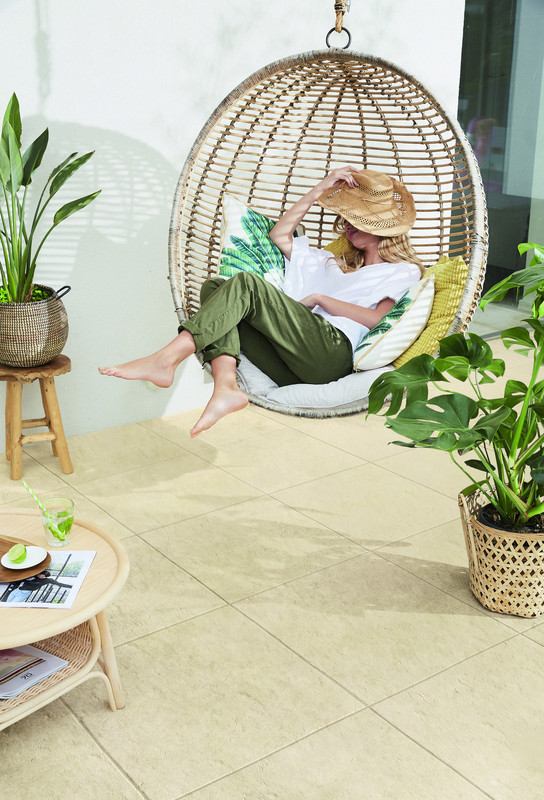 Камінь терасний 50х50х3,5см, Abbaye, тoн Rose provence