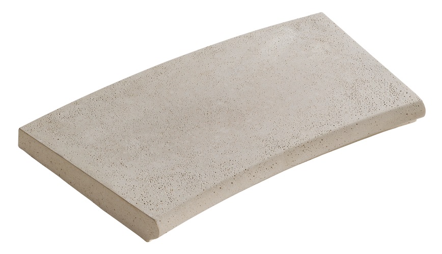 Камінь 28 радіусний внутрішній R50, Rustique bullee, тон Pierre