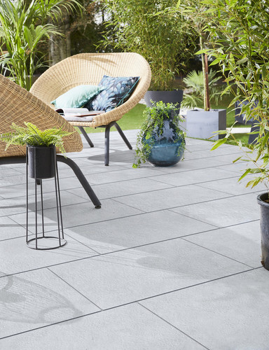 Камінь 75х45х3,5см терасний GHISA, тон Pierre