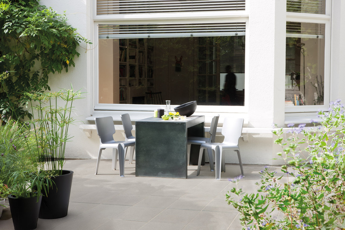 Камінь терасний 60х60х4 см, гама Romantic (Романтік), тон Perla, одиниця виміру м2