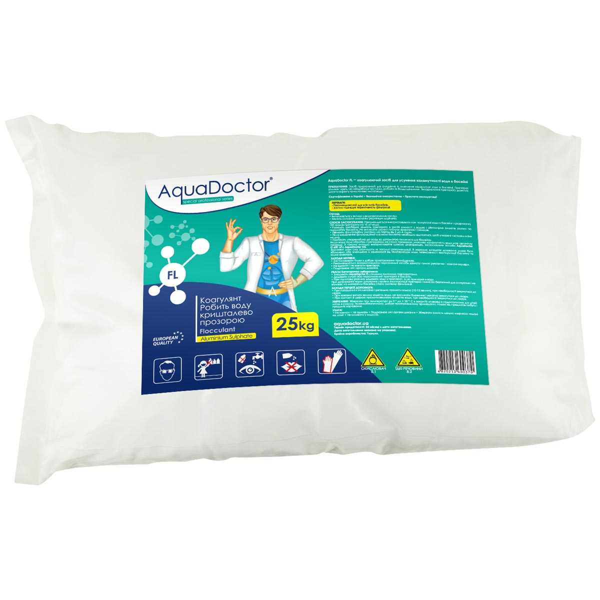Коагулюючий засіб в гранулах AquaDoctor FL – 25 кг