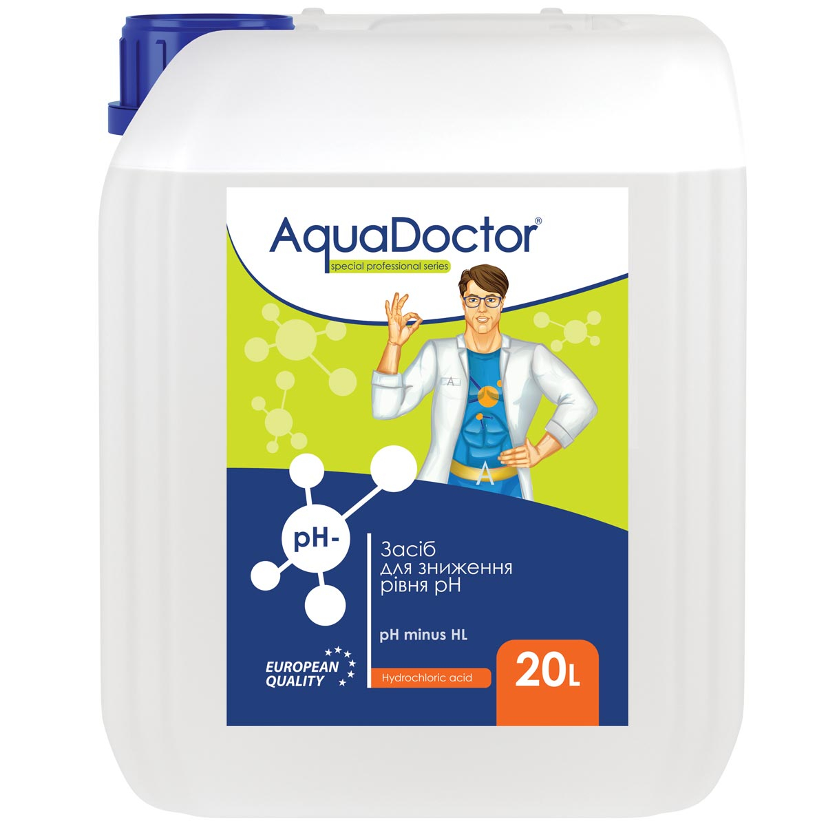 pH Minus рідкий AquaDoctor HL (Соляна 14%) 20 л