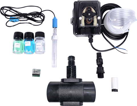 Набір PH Hayward AC (чіп, електрод, насос та тримач)