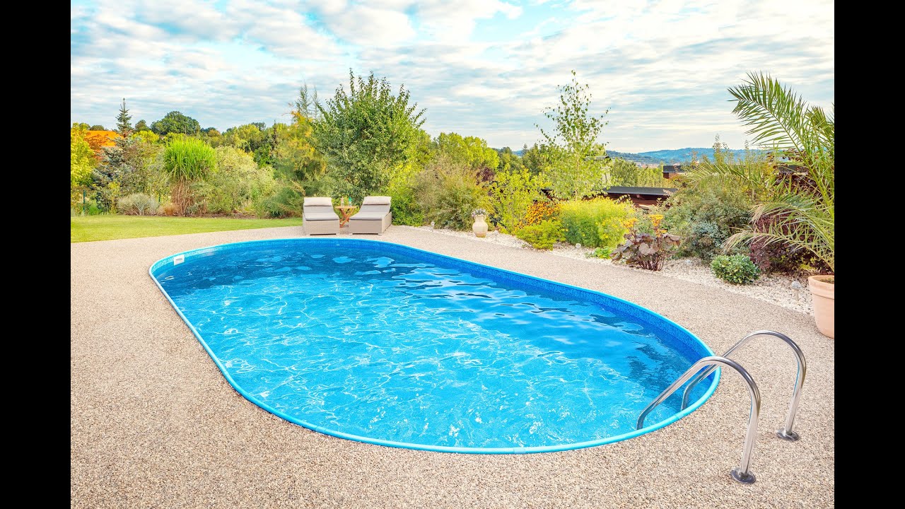 Басейн каркасний 5,25х3.2х1.5 м з отворами, для монтажу в ґрунт, IBIZA OVAL