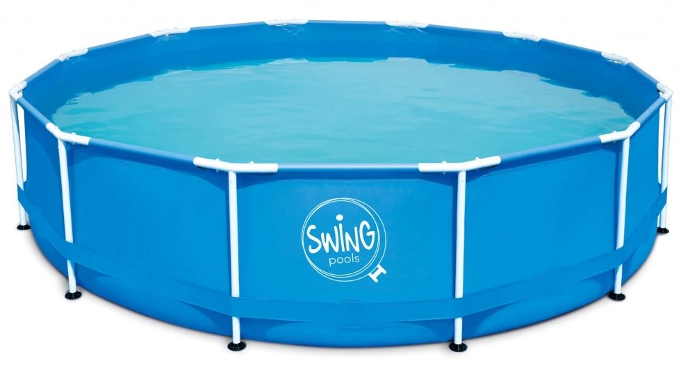 Басейн каркасний 4.57х1.22 м без фільтру, AZURO металевий